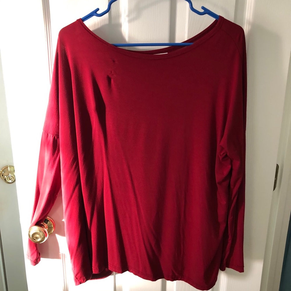 Piko Swing Long Sleeve Bamboo Tunic Shirt, Small